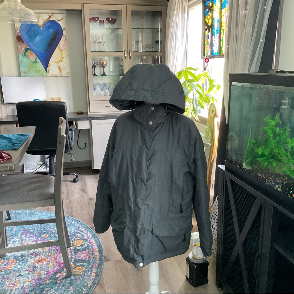 L.L. Bean Black Winter Coat